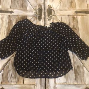 Sheer round neck full fitting top